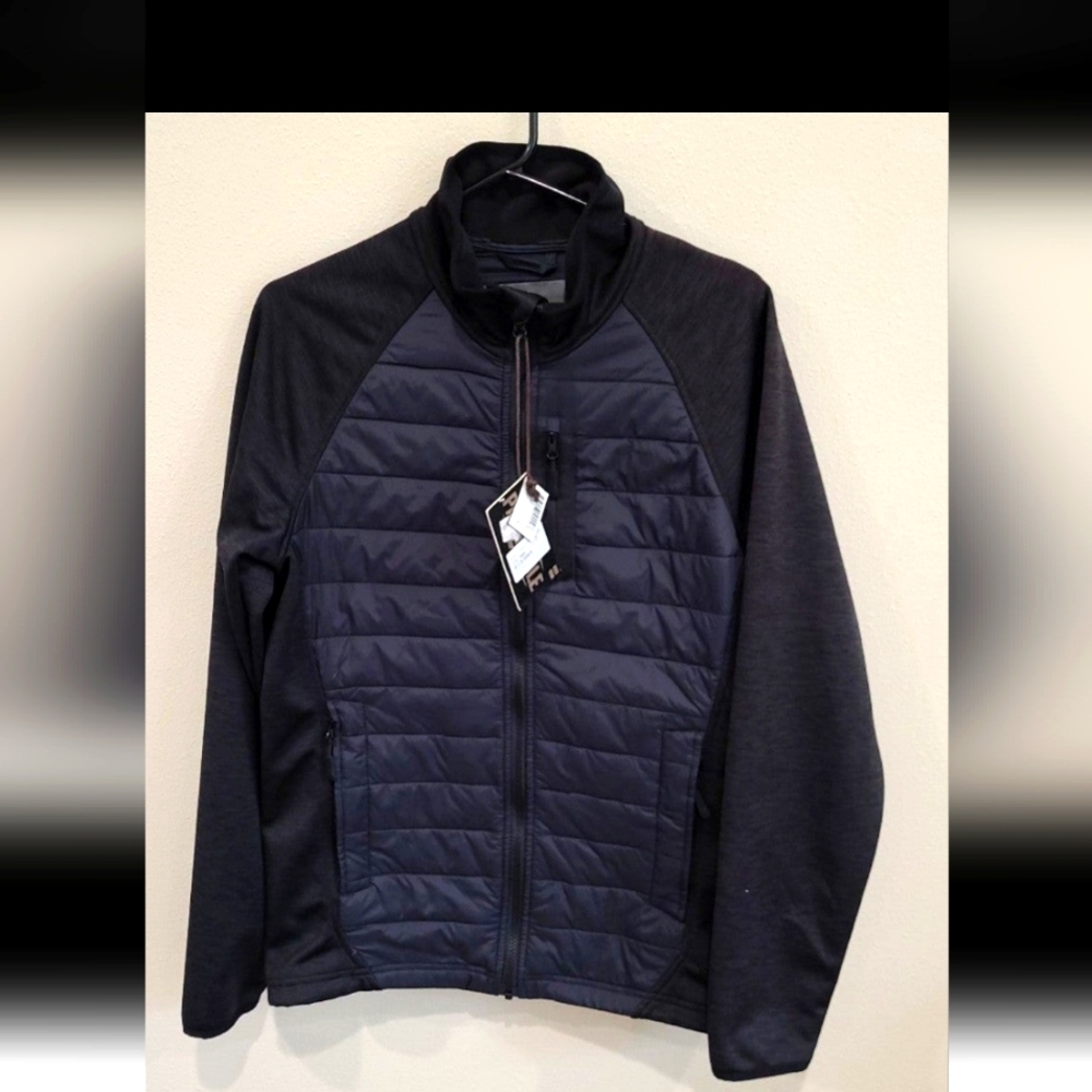 Panhandle Slim Black and Gray Puffer Jacket